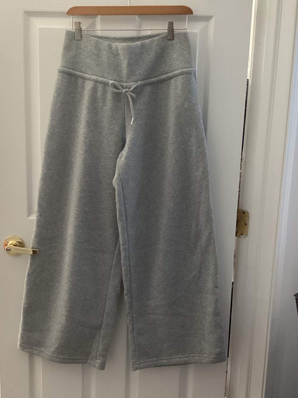 flare fleece lined sweats large may fit medium